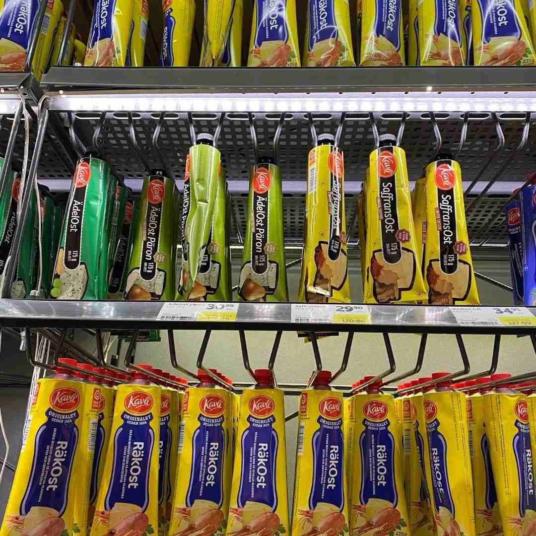 Cheese in a tube