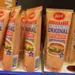 American dressing in a tube