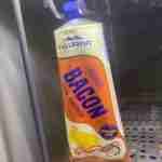 bacon-flavored cheese in a tube