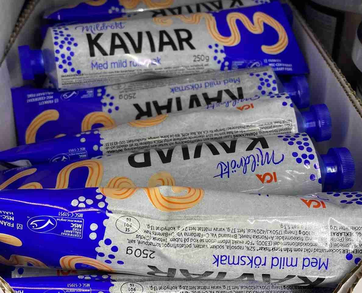 caviar in a tube