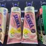 ham-flavored cheese in a tube