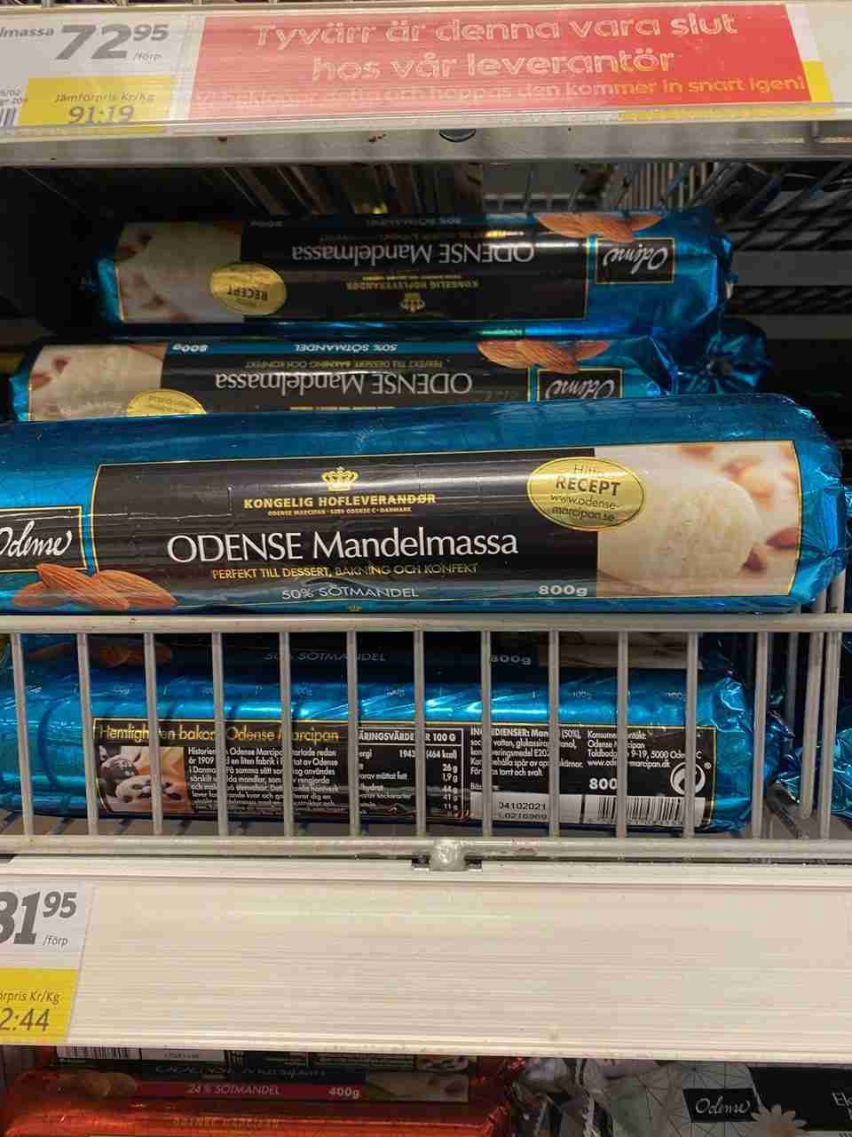 marzipan in a tube