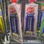 mushroom-flavored cheese in a tube