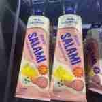 salami-flavored cheese in a tube