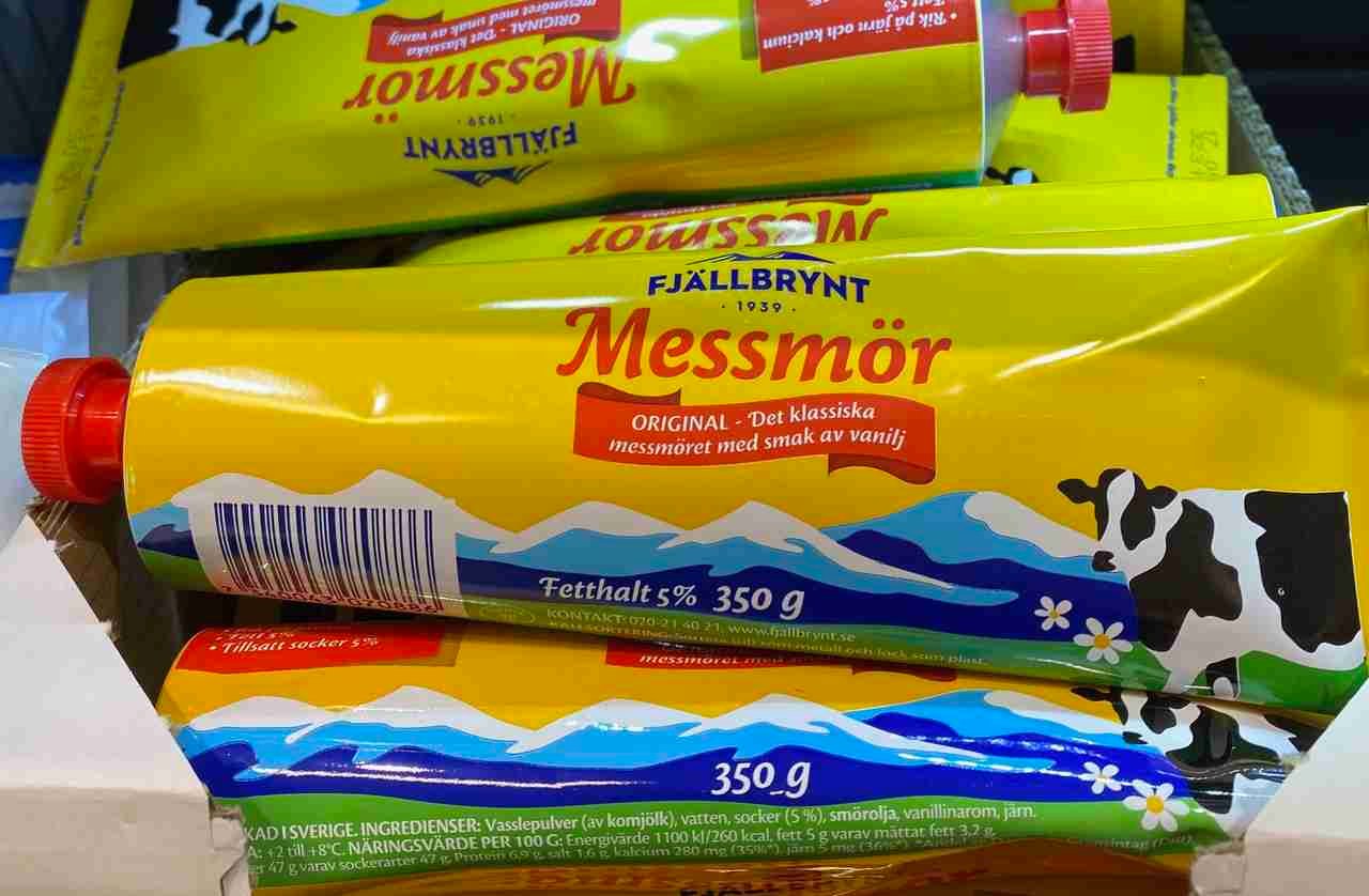 yeast butter in a tube